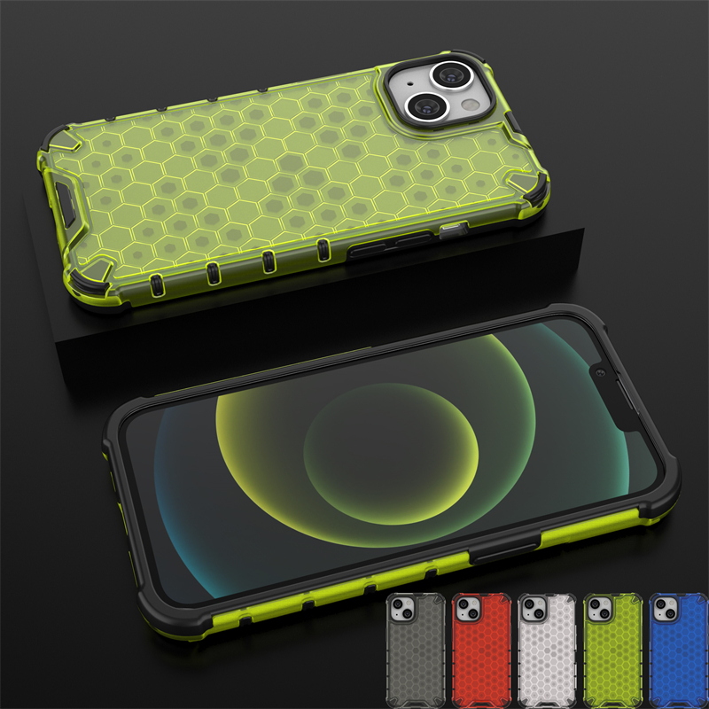 Tech Accessories Apple - Honeycomb Shockproof For iPhone 14 Case