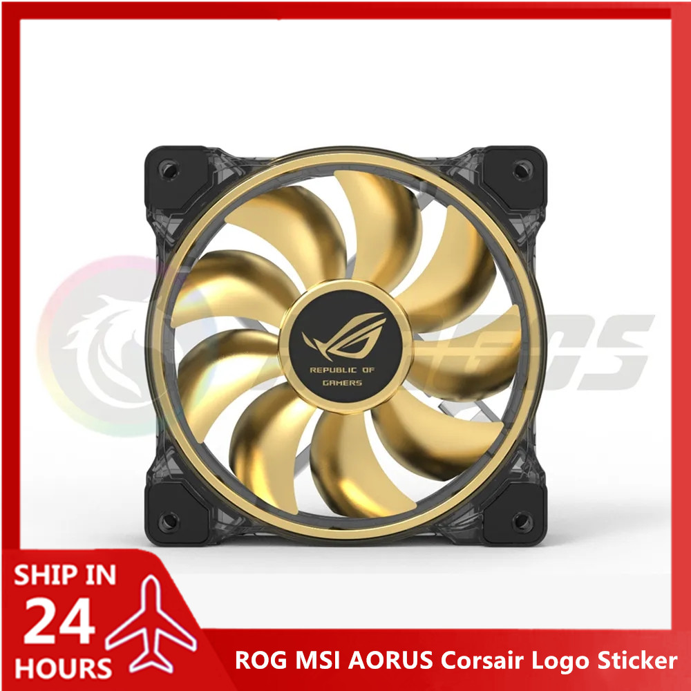 Tech Accessories Pc - PC Gamer Cabinet Fan Logo Sticker