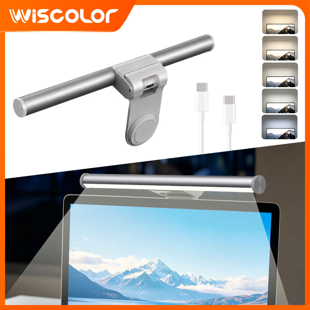 Tech Table Accessories - RGBIC Led Lights Setup Dimmable Monitor