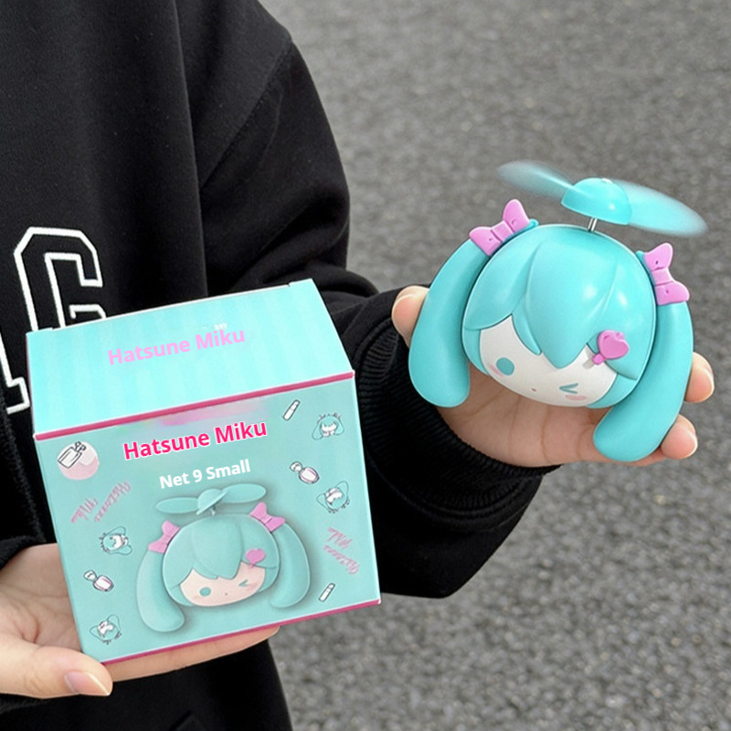 Cute Miku Mini Handheld Fan Us - Usb Fan Silent ulasan dan harga