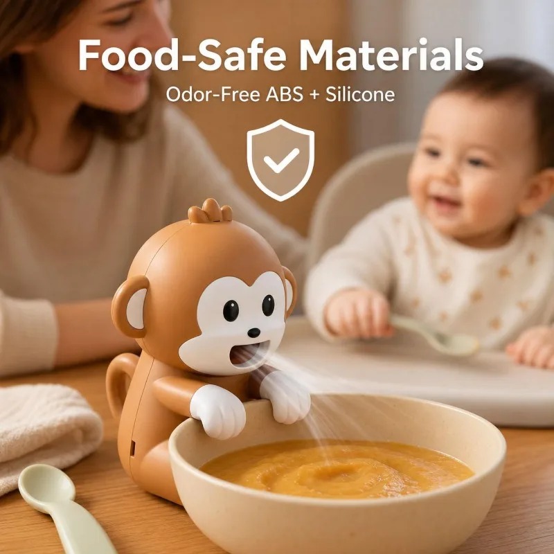 Portable Monkey Shaped Food Co - Usb Fan Silent ulasan dan harga