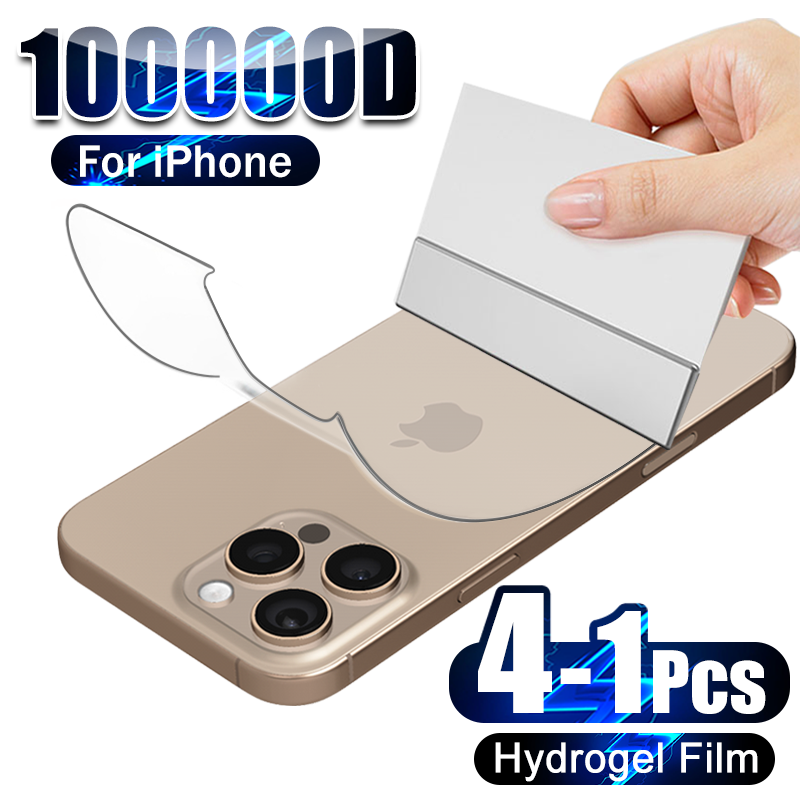 4-1Pcs Back Hydrogel Film For  - Tech Accessories Apple ulasan dan harga