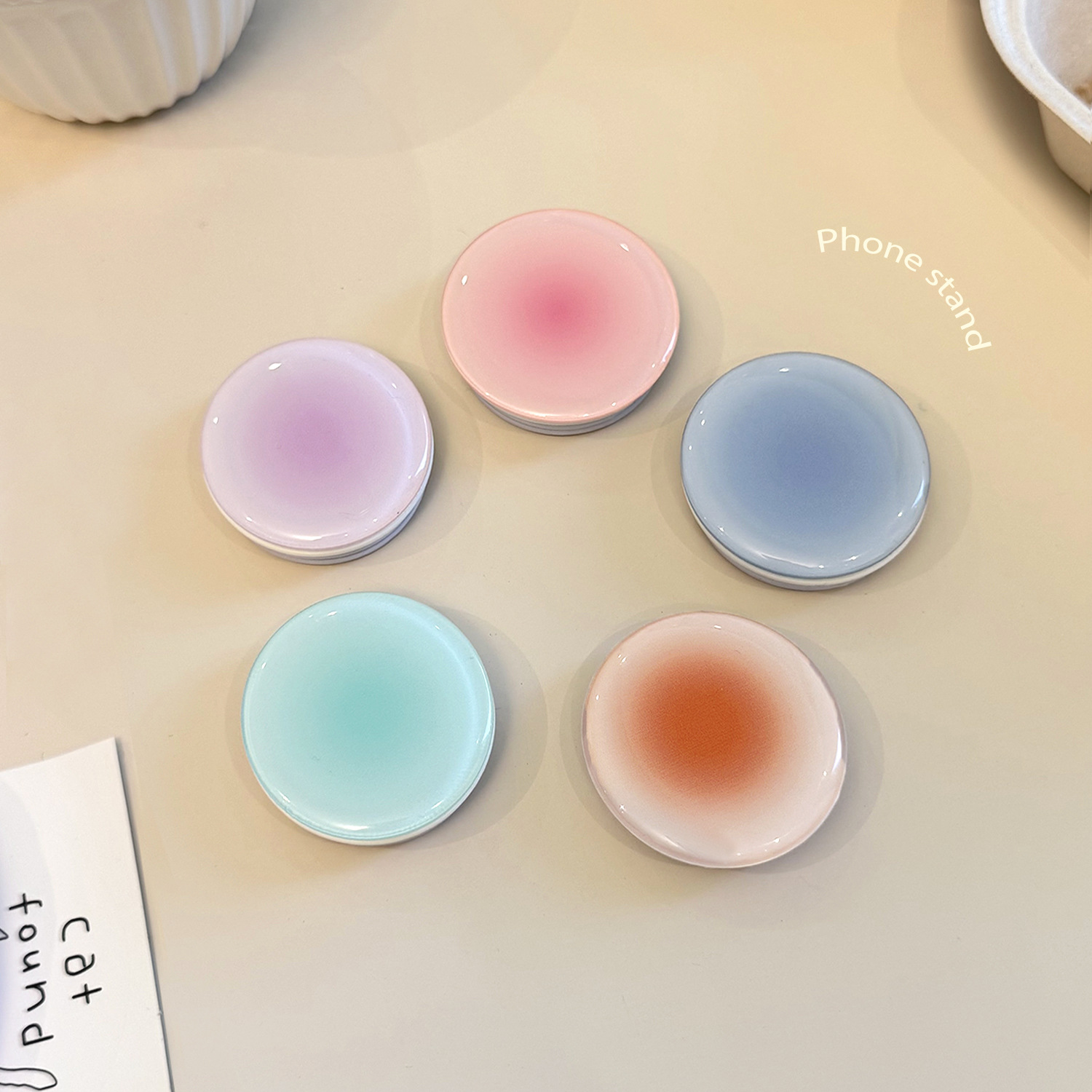 Ins Style Gradient Phone Grip  - Mobile Tech Accessories ulasan dan harga