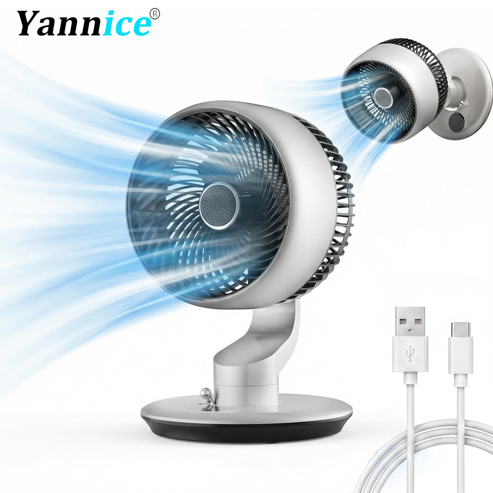 7800mAh USB Desk Fan 5 Speed A - Usb Fan Silent ulasan dan harga