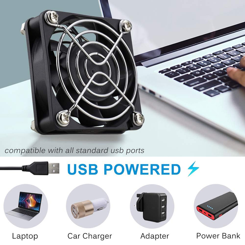 8/12cm 12V USB Powered Compute - Usb Fan Silent ulasan dan harga