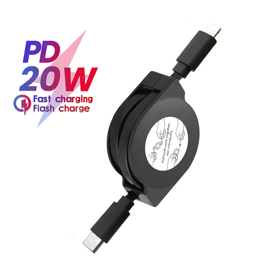 Retractable PD 20W Fast Charge - Tech Accessories Apple ulasan dan harga