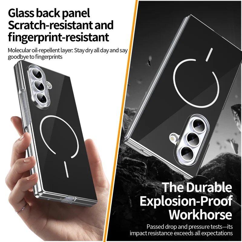 Glass Magnetic Folding Phone C - Tech Accessories Designer ulasan dan harga