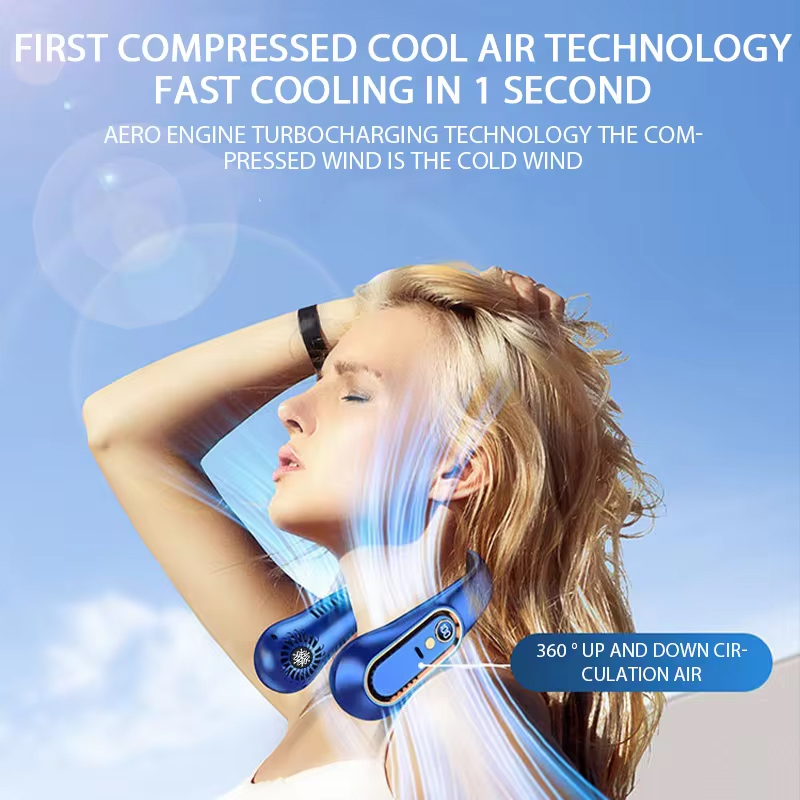 2026 Hanging Neck Fan Portable - Usb Fan Silent ulasan dan harga