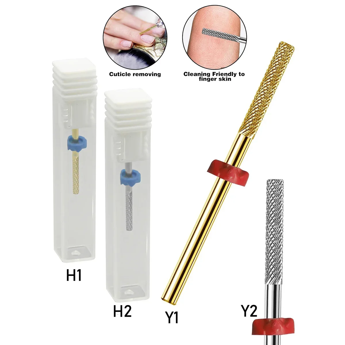 1pc Nail Drill Bits Remover Cu - Tech Acc ulasan dan harga