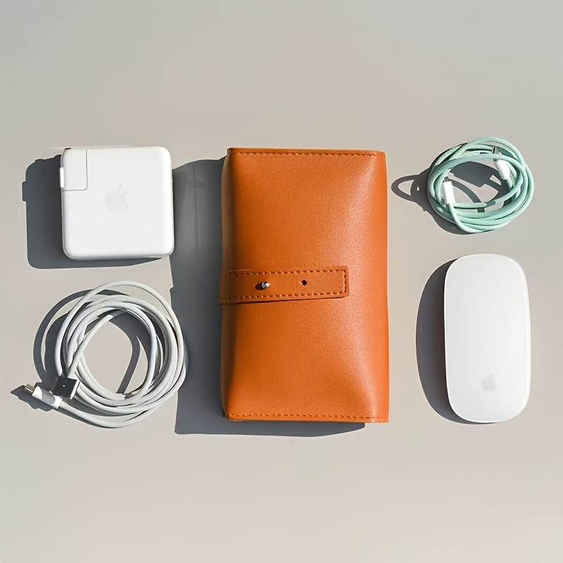1pc PU Leather Multi-Compartme - Tech Accessories Designer ulasan dan harga