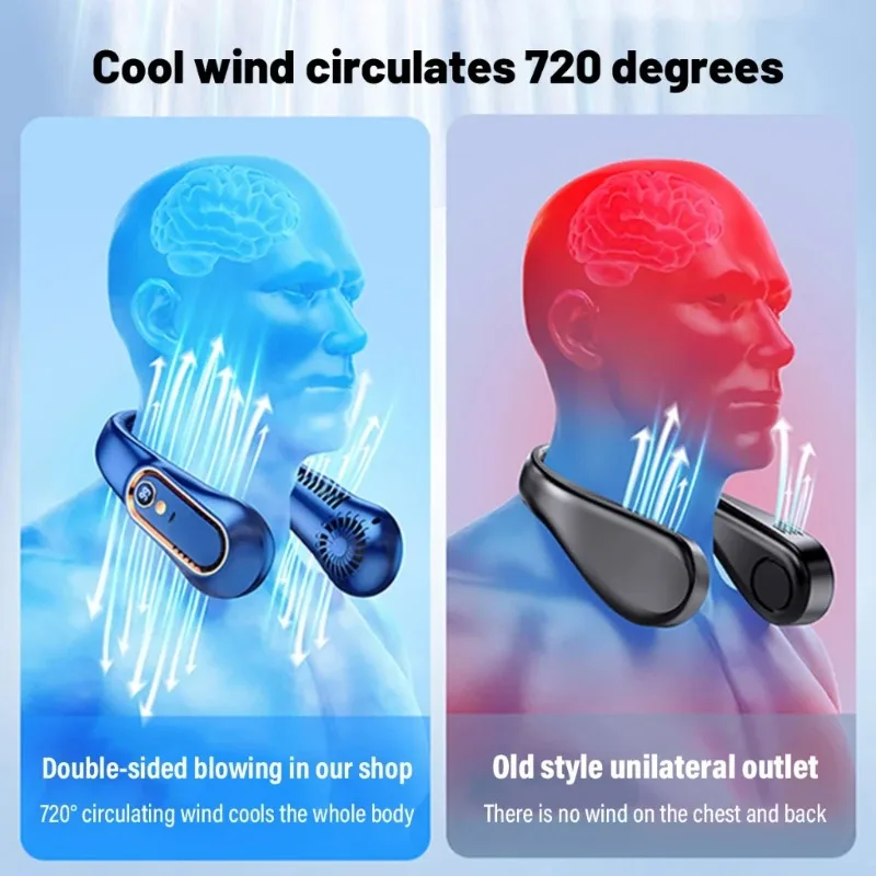 Neck Bladeless Fan Mini Ultra  - Usb Fan Silent ulasan dan harga