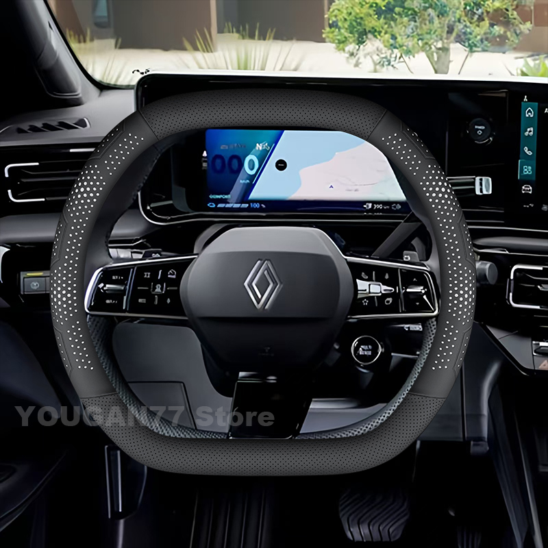 Leather Car Steering Wheel Cov - Tech Accessories Hub ulasan dan harga