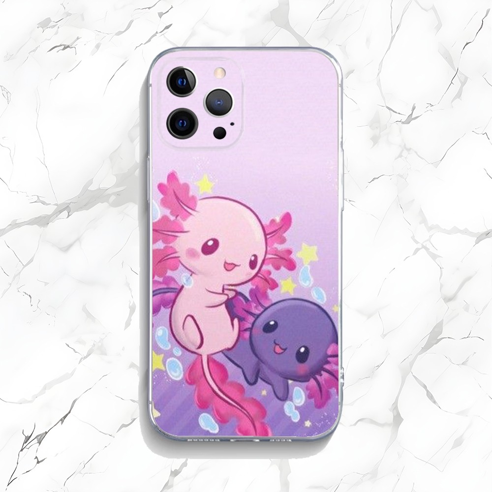 Cute Axolotl Phone Case For iP - Tech Accessories Apple ulasan dan harga