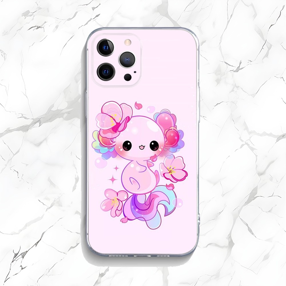 Cute Axolotl Phone Case For iP - Tech Accessories Apple ulasan dan harga