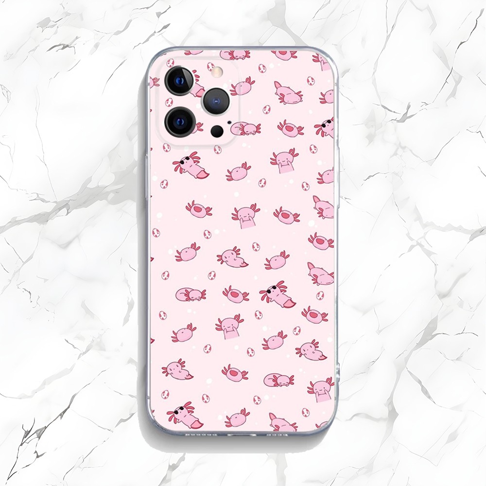 Cute Axolotl Phone Case For iP - Tech Accessories Apple ulasan dan harga