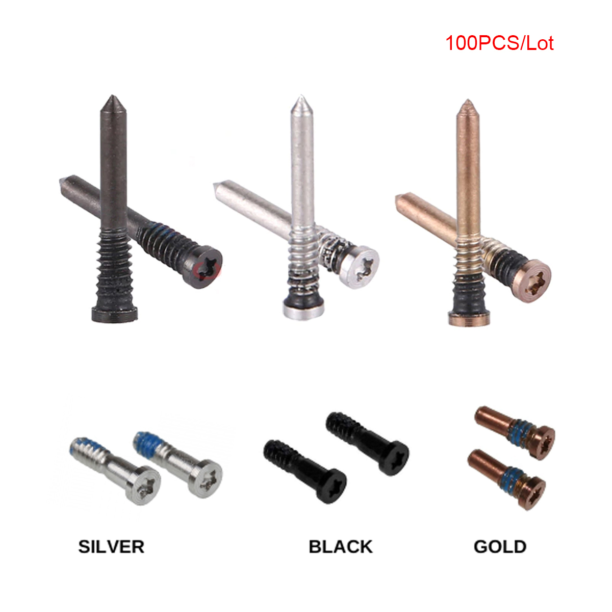 100Pcs Bottom Pentalobe Screws - Tech Accessories Apple ulasan dan harga