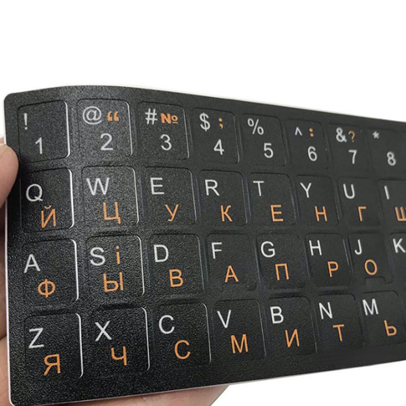 1/2/10 Pcs Ukrainian Keyboard  - Tech Accessories Pc ulasan dan harga