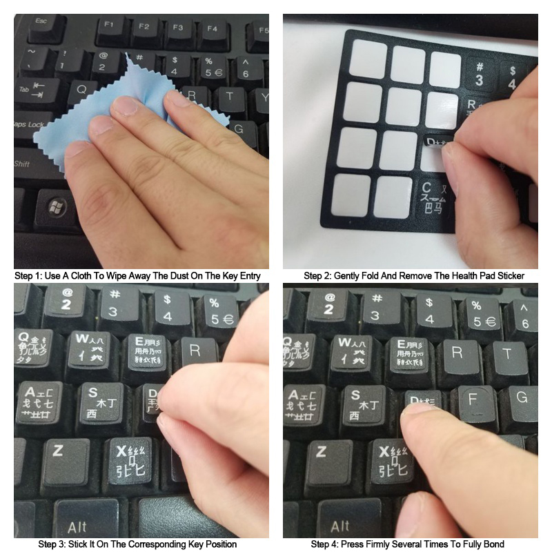 1/2/10 Pcs Ukrainian Keyboard  - Tech Accessories Pc ulasan dan harga