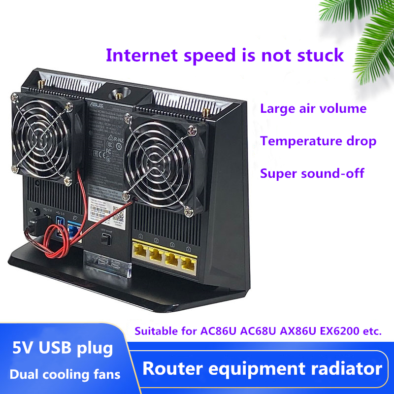 Dual fan high air volume ultra - Usb Fan Silent ulasan dan harga
