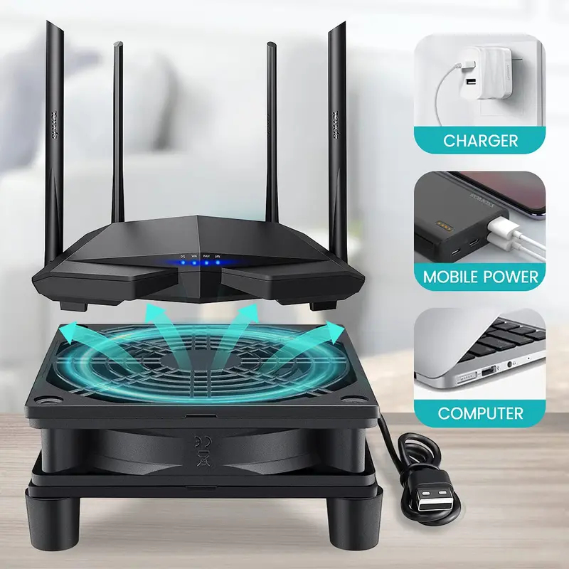 USB Powered Computer PC Case F - Usb Fan Silent ulasan dan harga